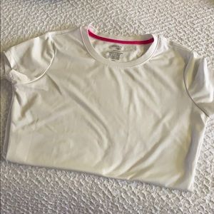 Dri fit White Workout short sleeve